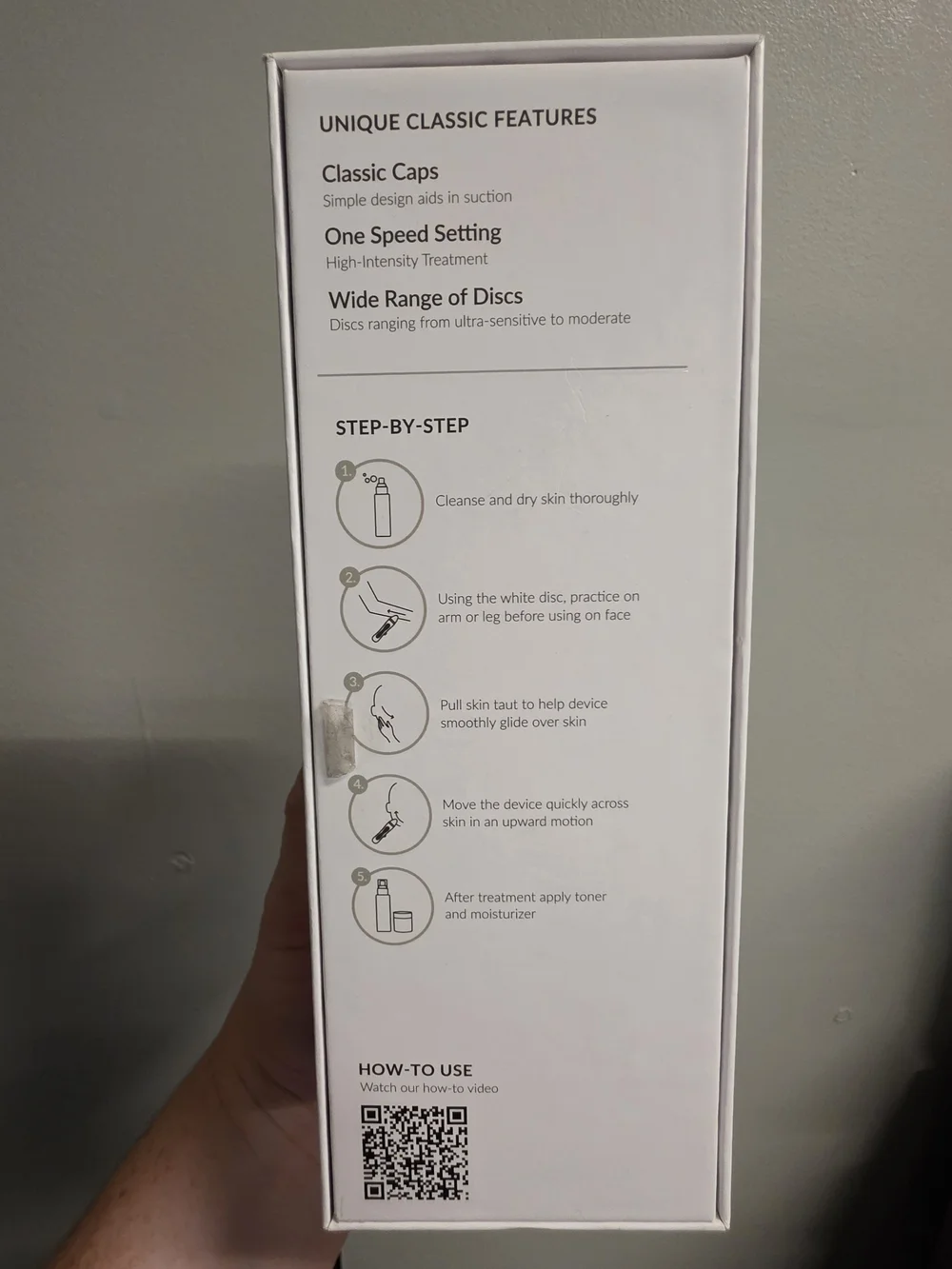 PMD Beauty Personal Microderm Classic Exfoliation Device Gray / Sage Green